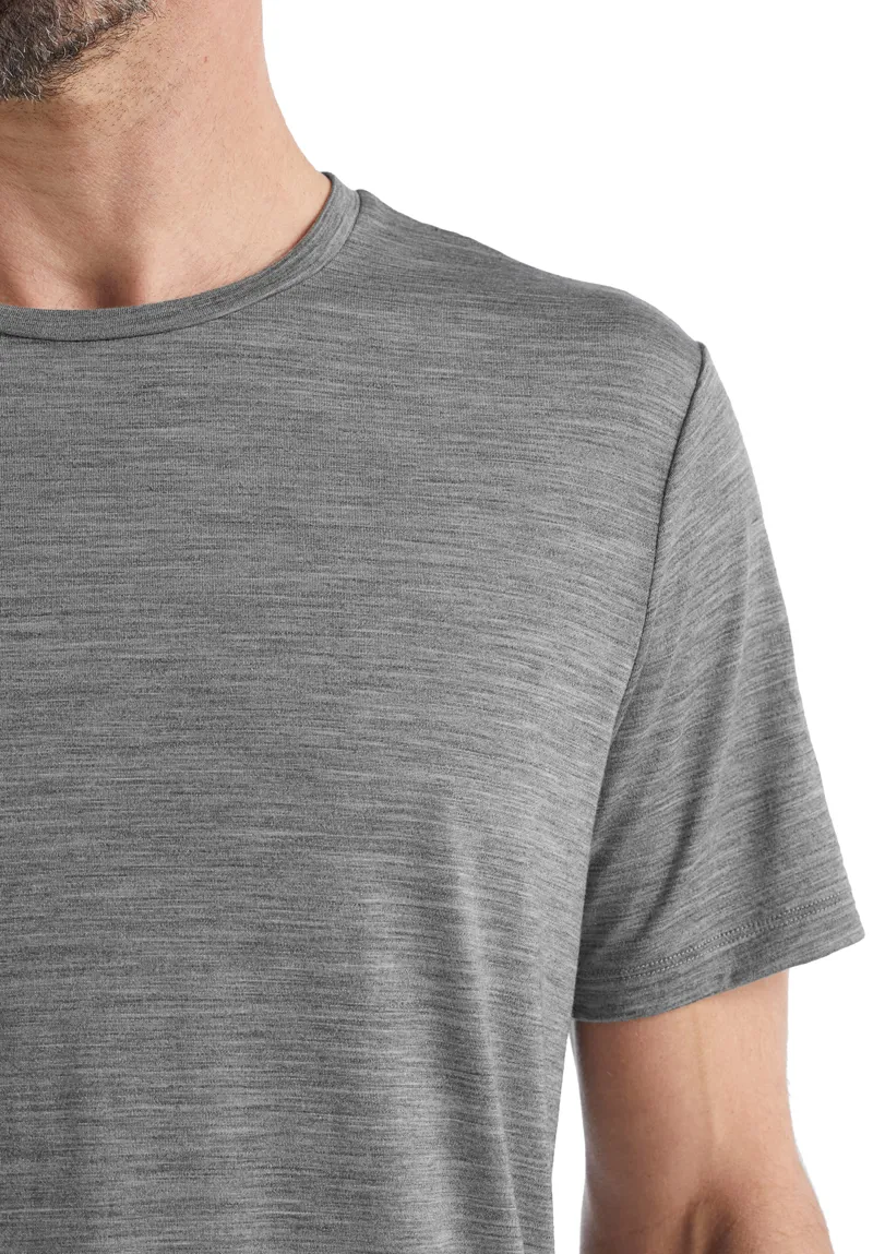 Icebreaker Mens Sphere II Short Sleeved Tee - Metro Heather-4